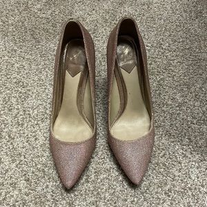 B Brian Atwood Blush Sparkle Desire heels